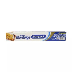 PAPEL MANTEIGA BOMPACK 28 CM X 4 MT